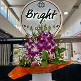 Elegant Purple Orchid Mixed Box